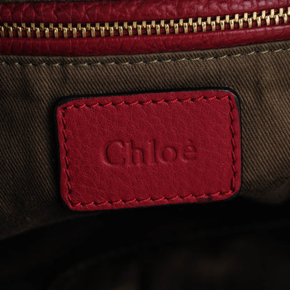 Chloe Calfskin Large Marcie Hobo Garnet 6 of 7