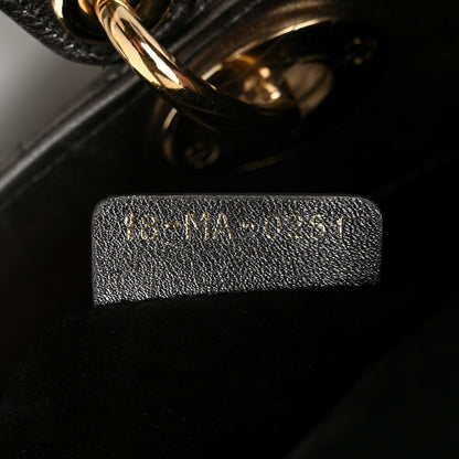 Christian Dior Lambskin Cannage Small My ABCDior Lady Dior Metallic Grey 7 of 12