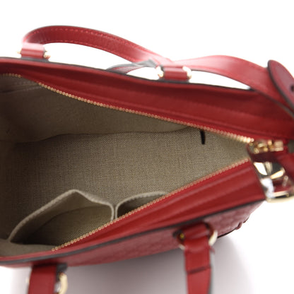 Gucci Microguccissima Small Bree Tote Red 5 of 11