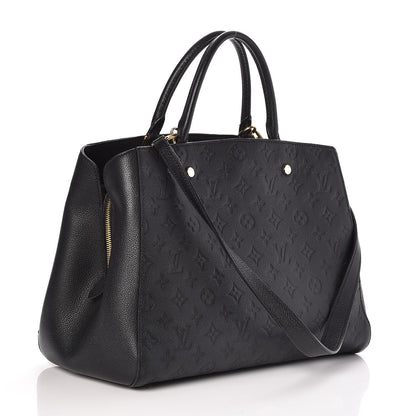 Louis Vuitton Empreinte Montaigne GM Black 3 of 8