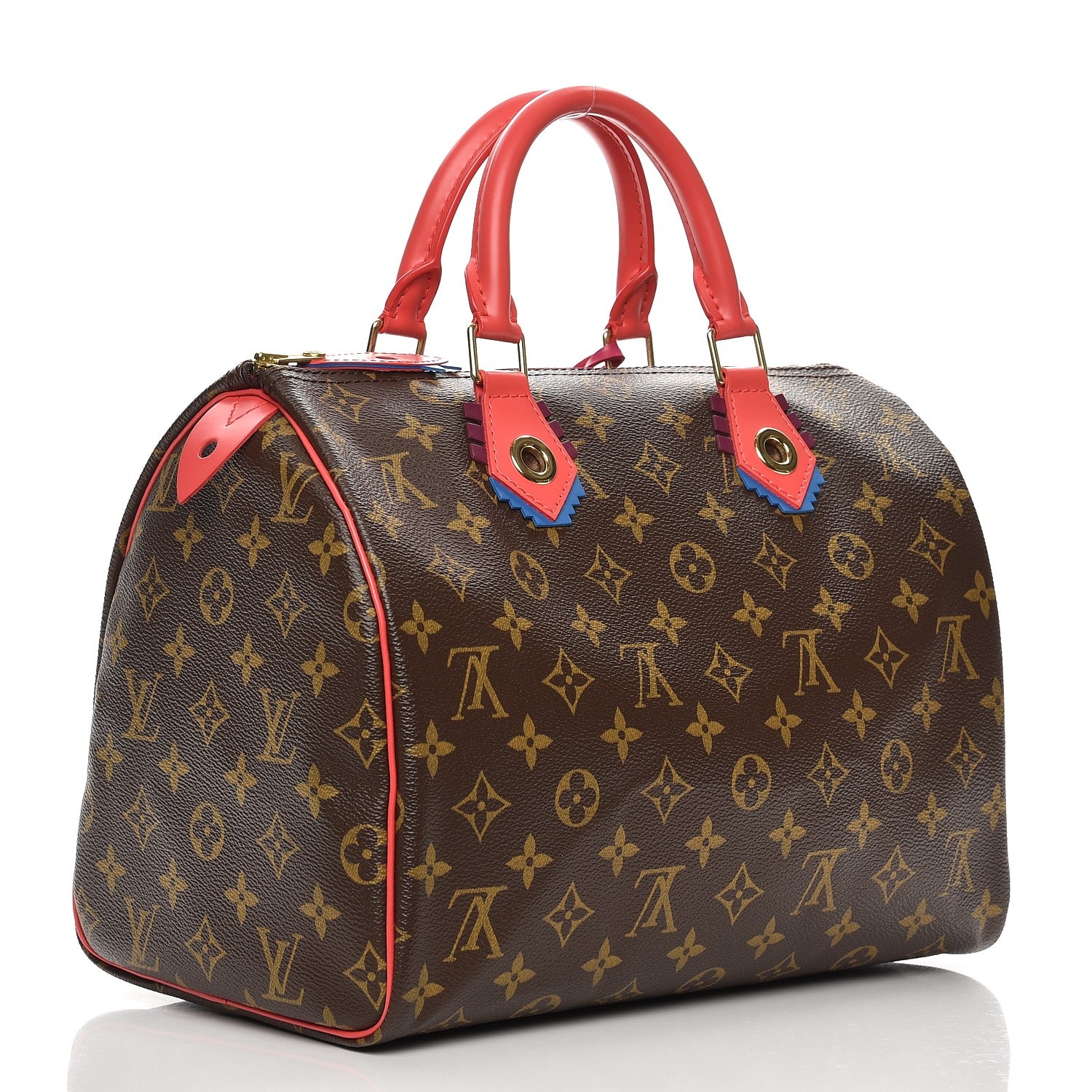 Louis Vuitton Monogram Totem Speedy 30 Flamingo 3 of 10