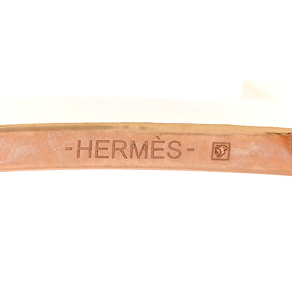 Hermes Martelee 32mm H Belt Buckle Rose Gold 3 of 4