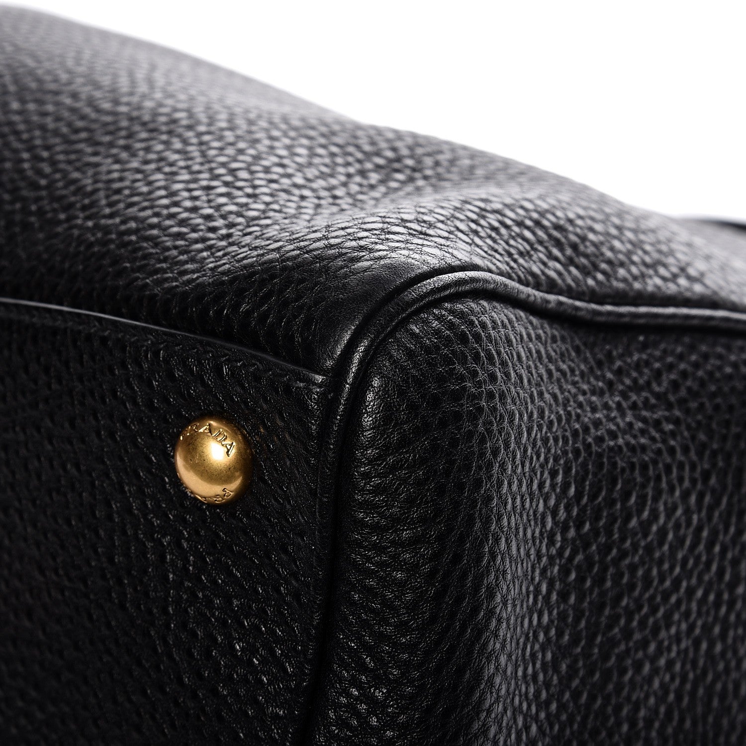 Prada Vitello Daino Tote Nero Black 11 of 13