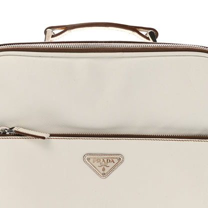 Prada Saffiano Travel Trolley Luggage White 14 of 30