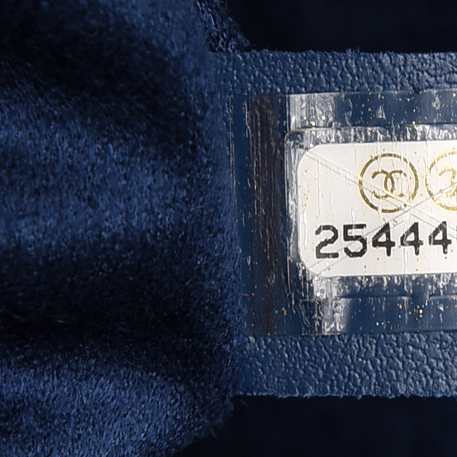 Chanel Caviar Small Studded Deauville Tote Navy 10 of 11