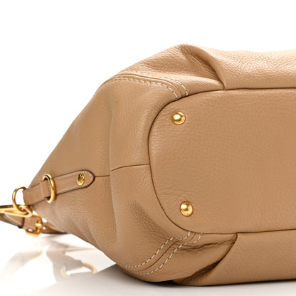 Prada Vitello Daino Satchel Sughero 9 of 12