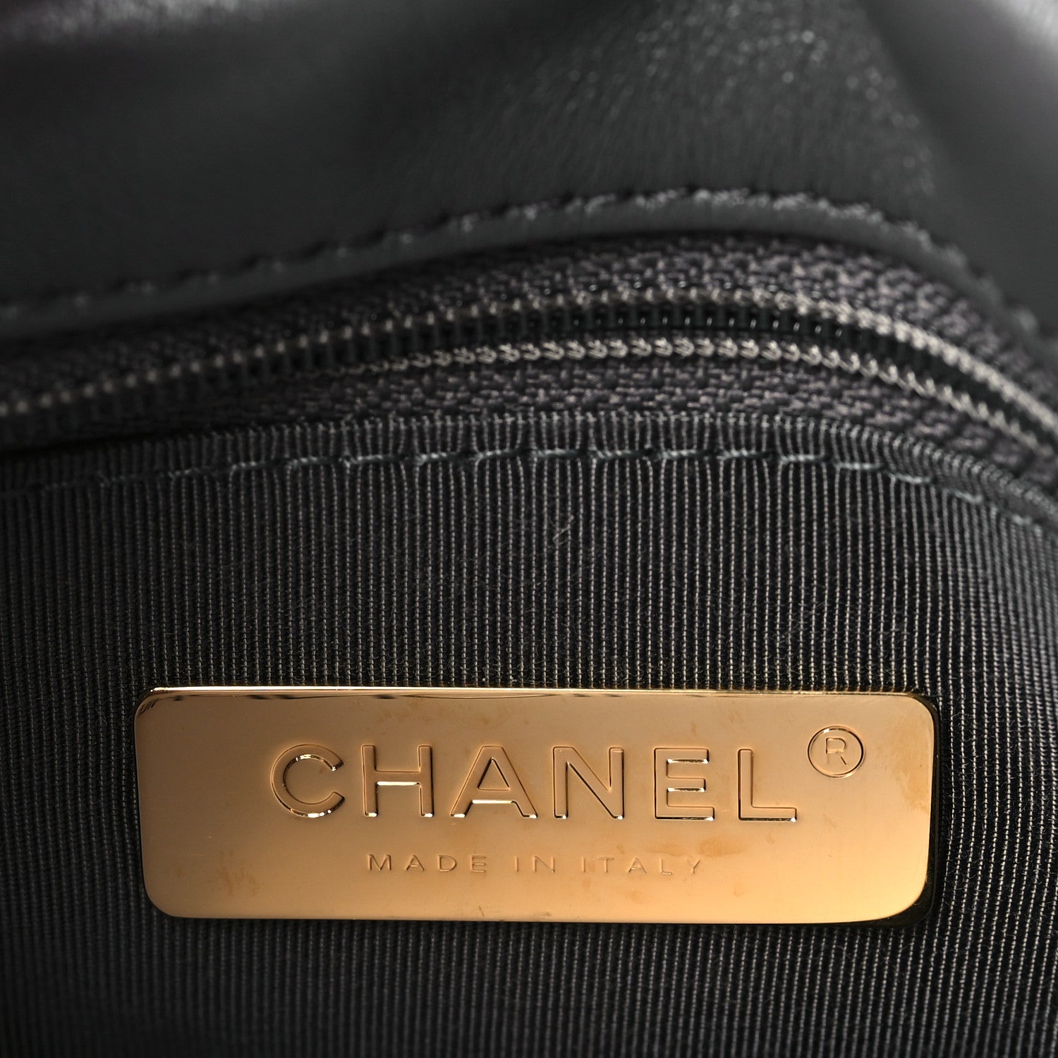 Chanel Lambskin Quilted Medium Chanel 19 Flap Dark Grey 6 of 9