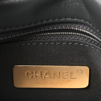 Chanel Lambskin Quilted Medium Chanel 19 Flap Dark Grey 6 of 9