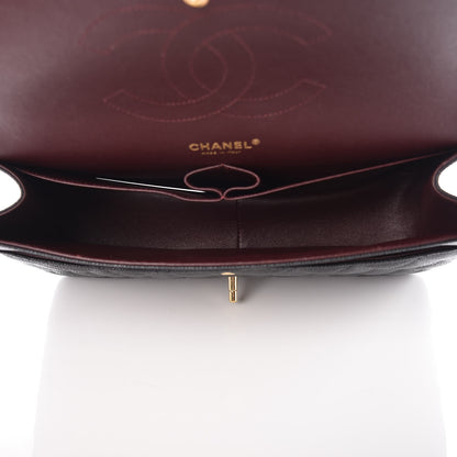 Chanel Caviar Quilted Jumbo Double Flap Black 5 of 10