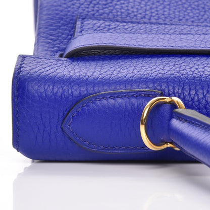 Hermes Togo Kelly Retourne 32 Bleu Electrique 12 of 30
