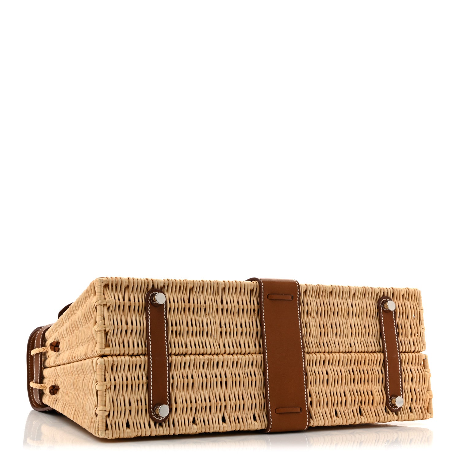 Hermes Wicker Swift Picnic Kelly 35 Naturel Gold 1888071