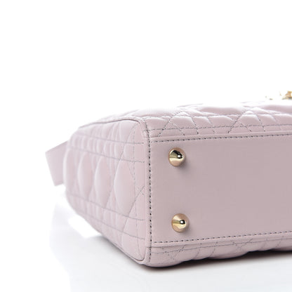 Christian Dior Lambskin Cannage Small Lady Dior Pink 5 of 10