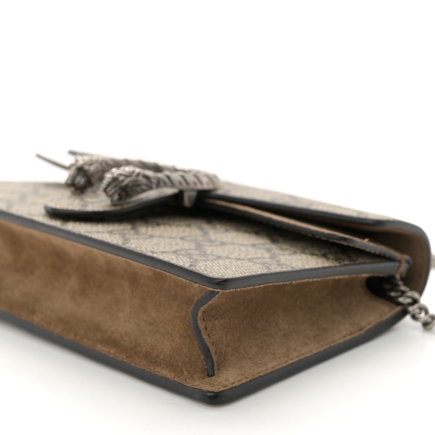 GG Supreme Monogram Super Mini Dionysus Shoulder Bag Taupe