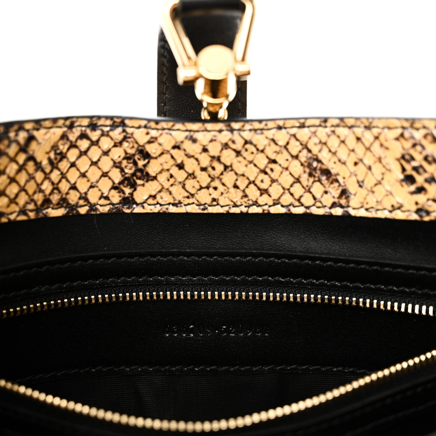 Gucci Snakeskin Calfskin Small Jackie 1961 Hobo Beige Black 7 of 10