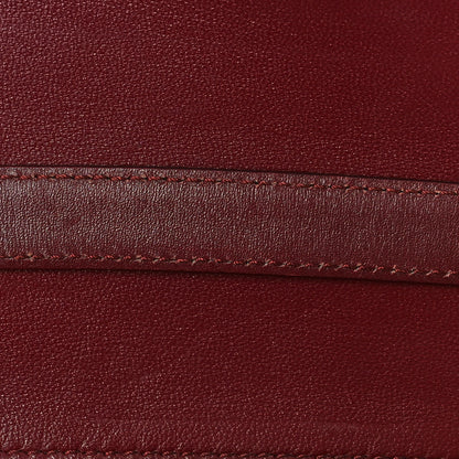 Celine Box Calfskin Small Classic Box Flap Bag Burgundy 13 of 13