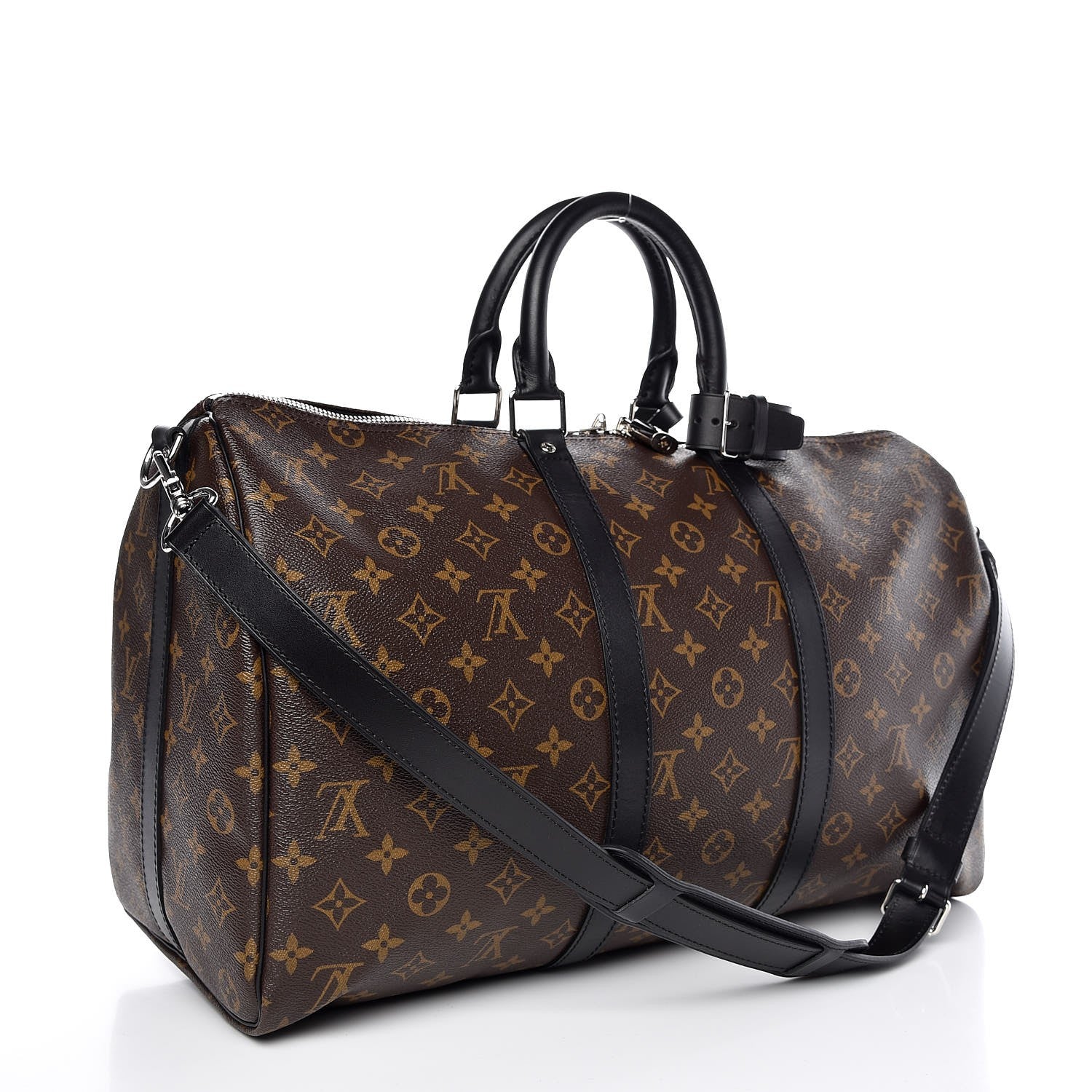 Louis Vuitton Monogram Macassar Keepall Bandouliere 45 3 of 7