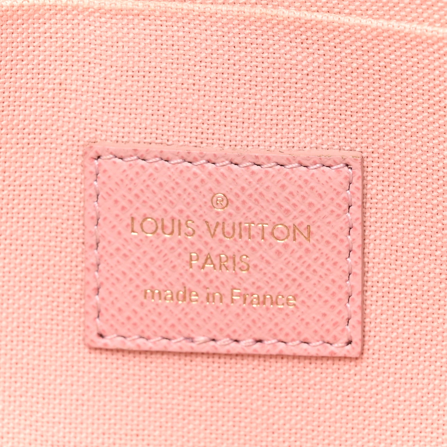 Louis Vuitton Damier Azur Pochette Felicie Chain Wallet Rose Ballerine 6 of 13