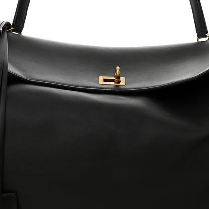 Balenciaga Smooth Calfskin Large Rodeo Top Handle Handbag Black 9 of 11