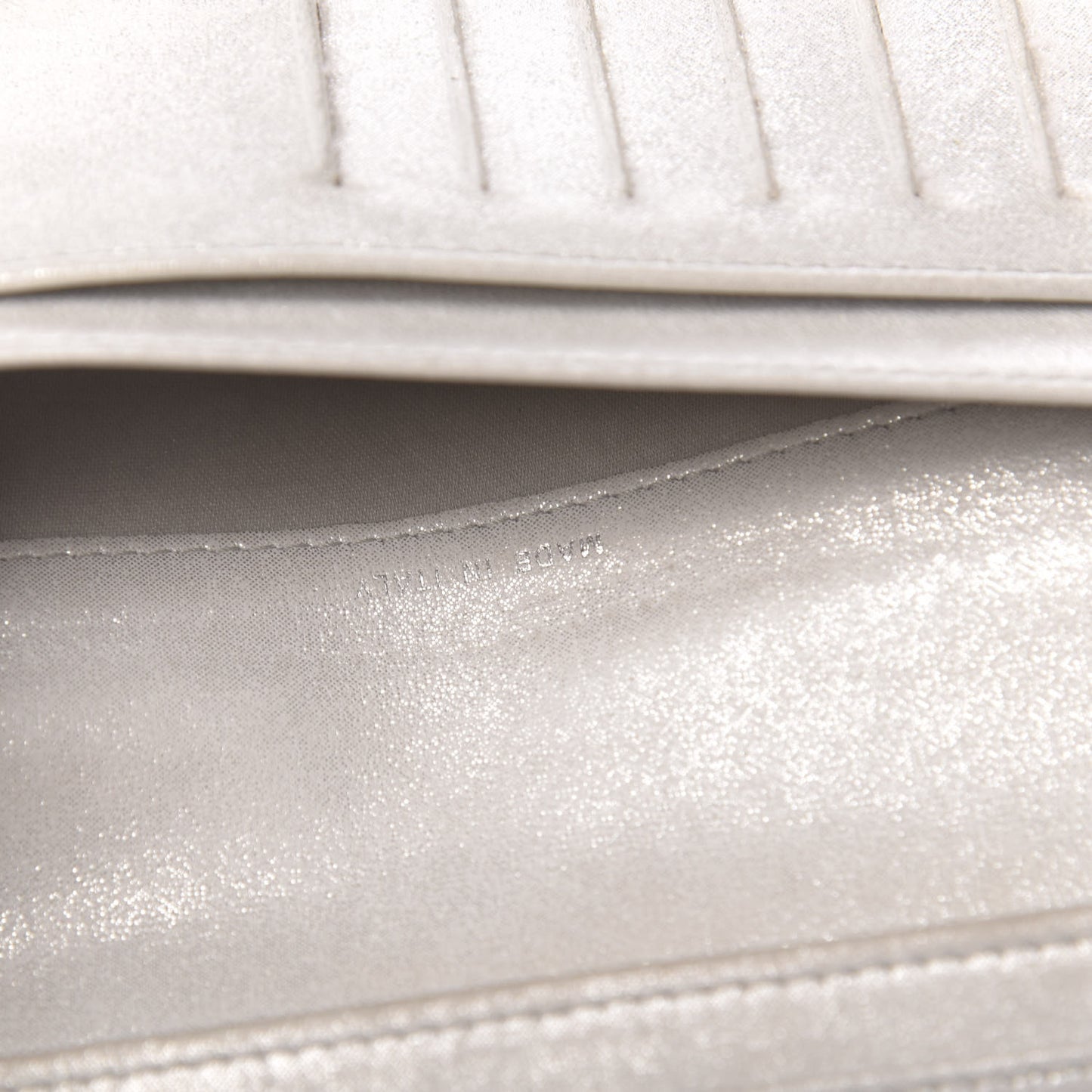 Lambskin Camellia Embossed Yen Wallet Black