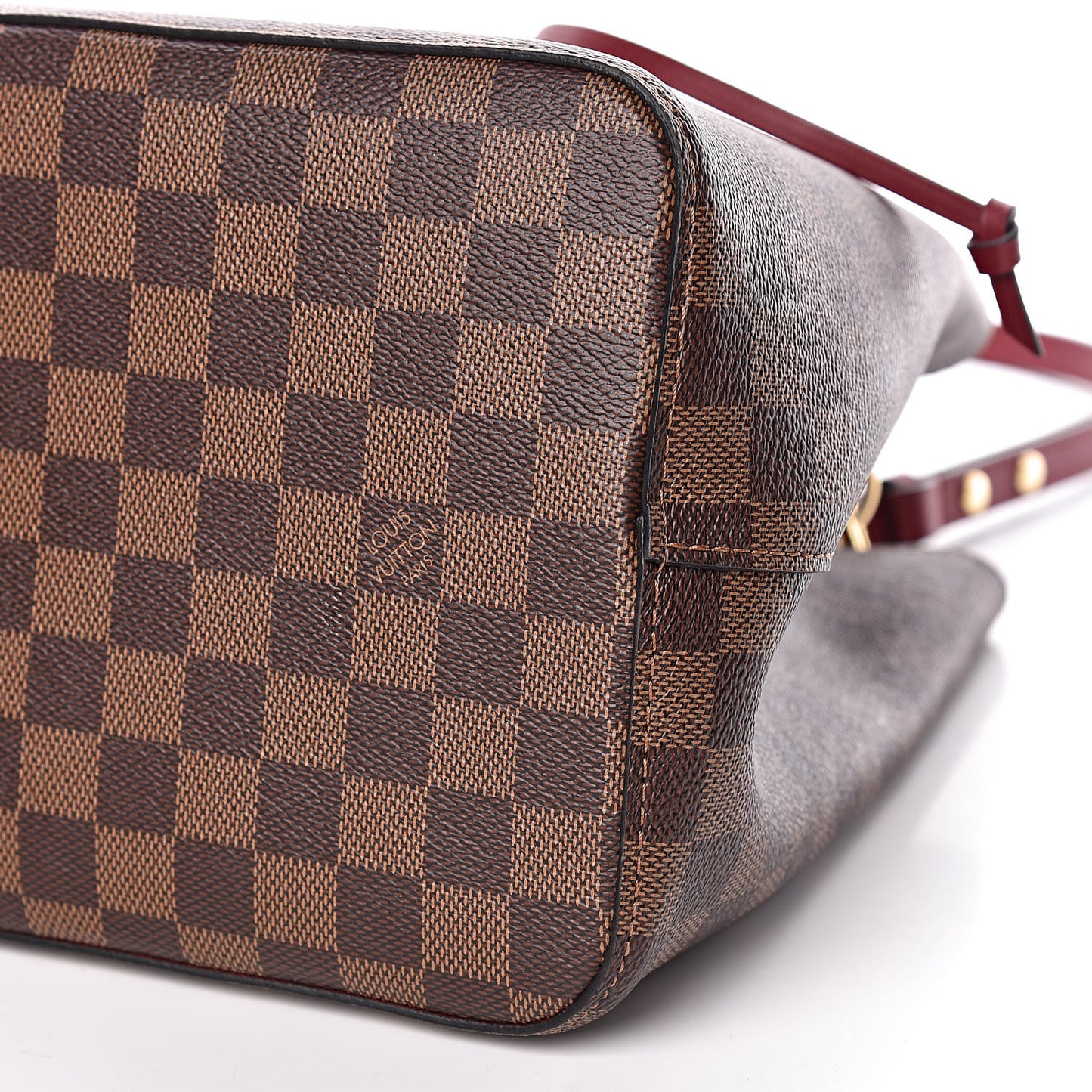 Damier Ebene Neonoe MM Cherry Berry
