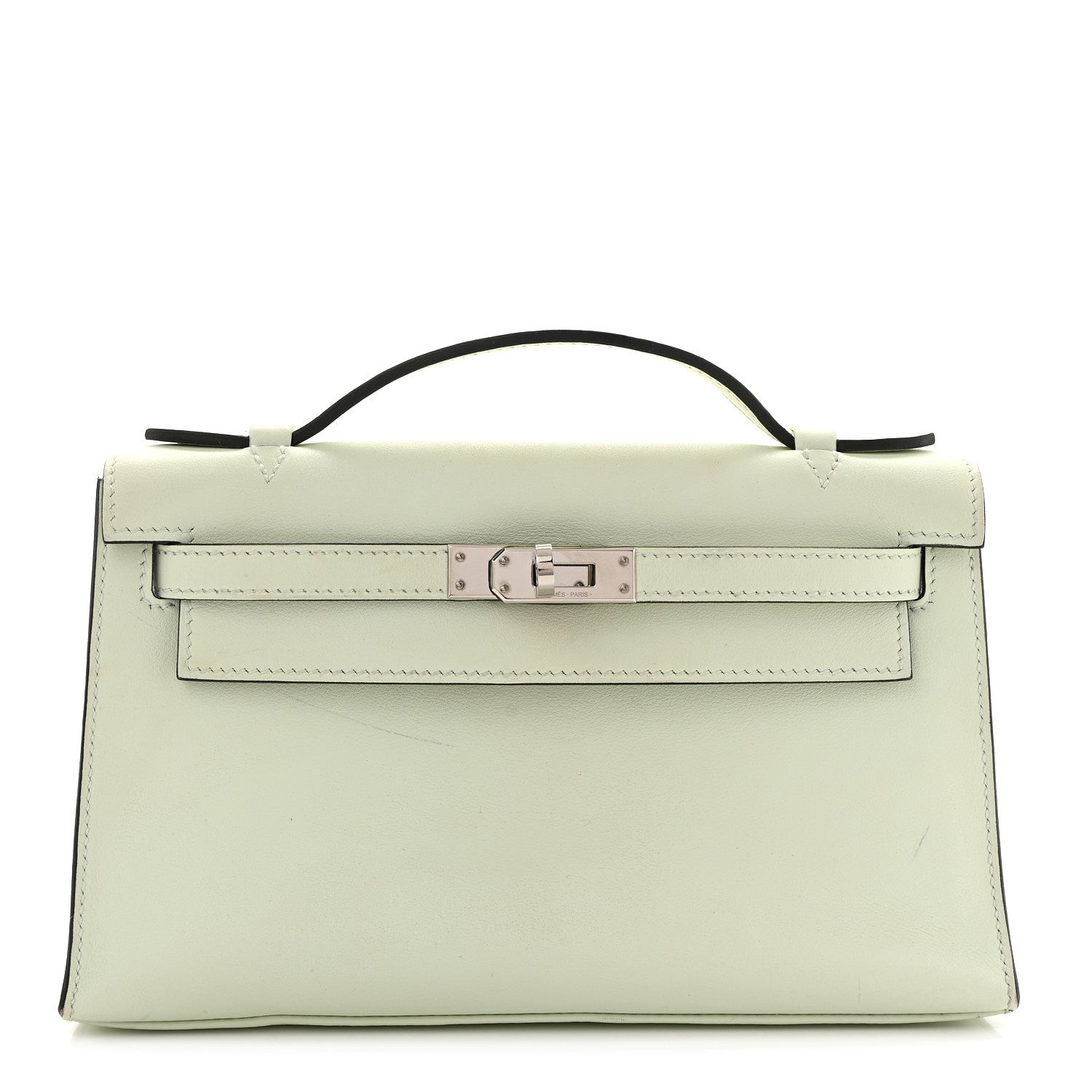 Hermes Swift Kelly Pochette Clutch  Vert Fizz 1 of 15