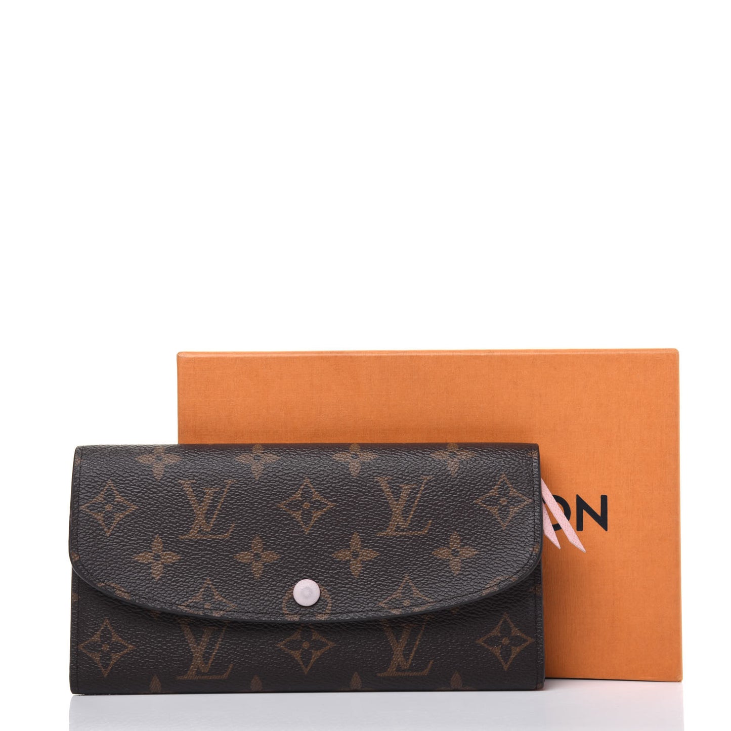 Monogram Emilie Wallet Rose Ballerine