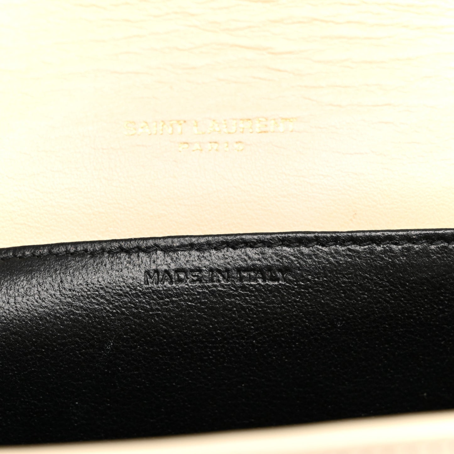 Calfskin Crocodile Embossed Monogram Uptown Chain Wallet Crema Soft