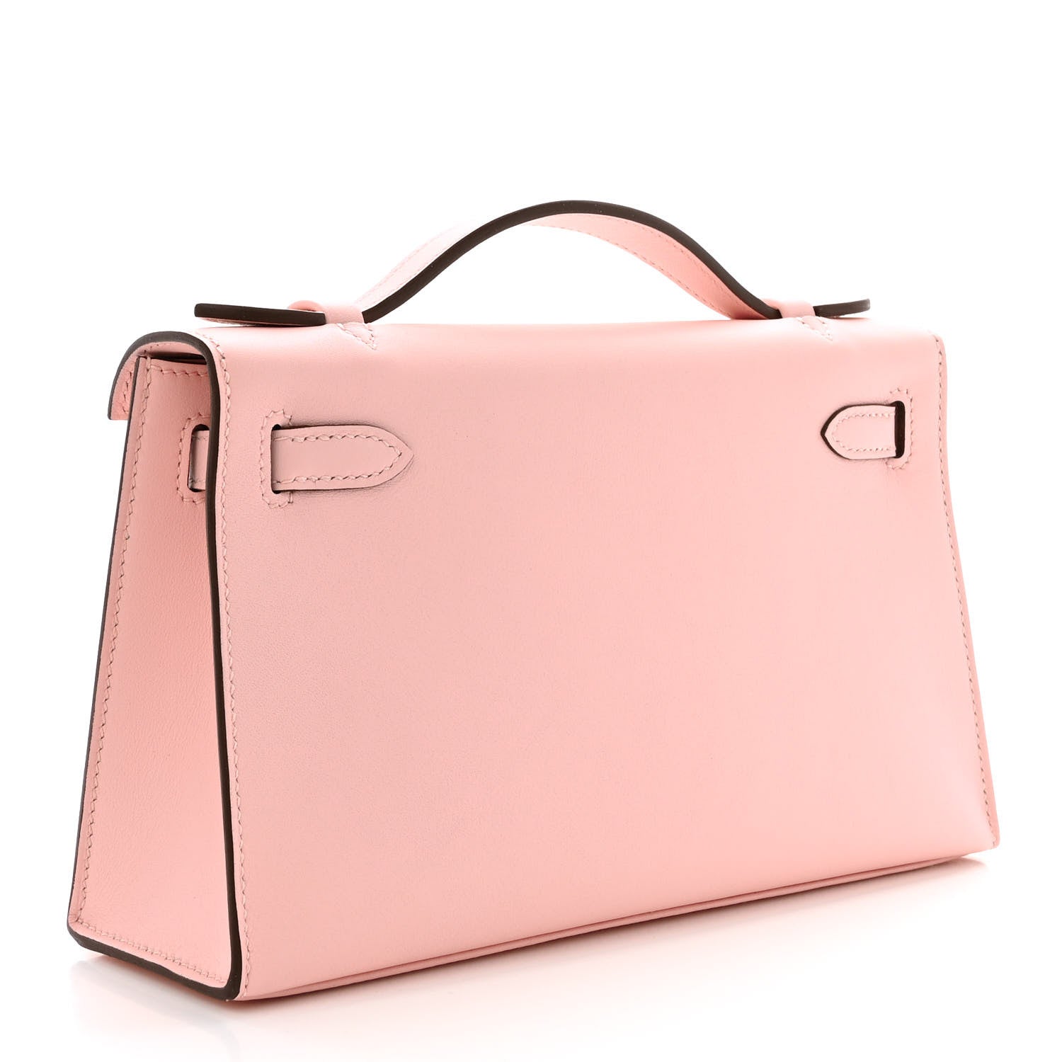 Hermes Swift Kelly Pochette Clutch Rose Sakura 3 of 11