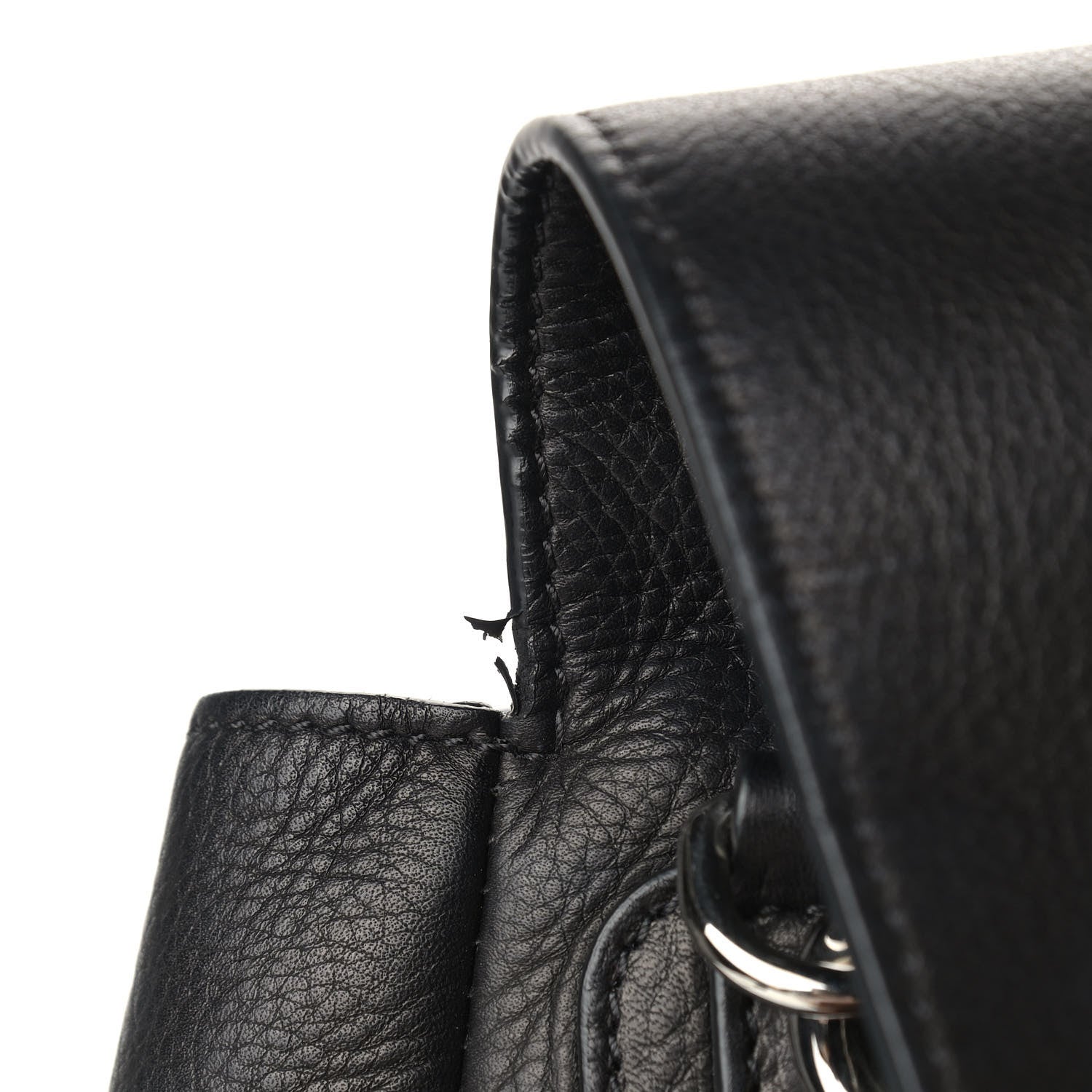 Givenchy Waxy Grained Calfskin Medium Pandora Pure Flap Bag Black 13 of 13