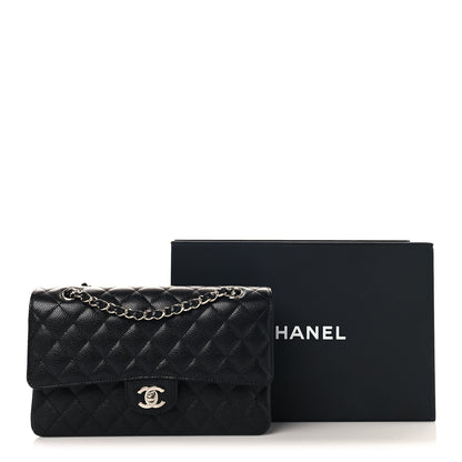Chanel Caviar Quilted Medium Double Flap Black 11 of 11