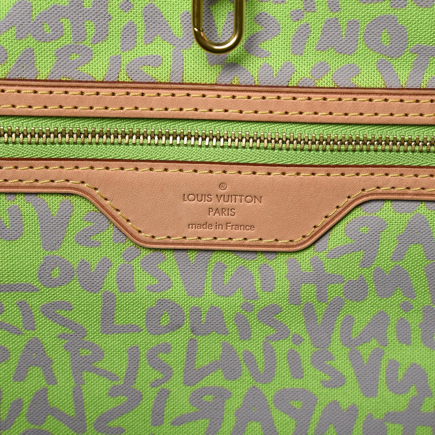 Louis Vuitton Monogram Graffiti Neverfull GM Green 6 of 10