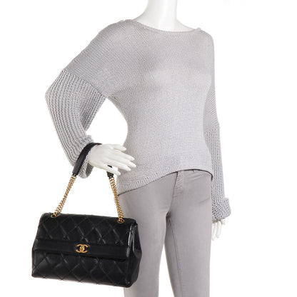 Chanel Caviar Quilted Single Flap Bag Black 2 of 9