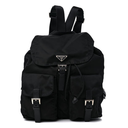 Prada Nylon Vela Medium Backpack Black 1 of 8