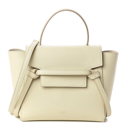 Celine Grained Calfskin Nano Belt Bag Chalk 1 of 8
