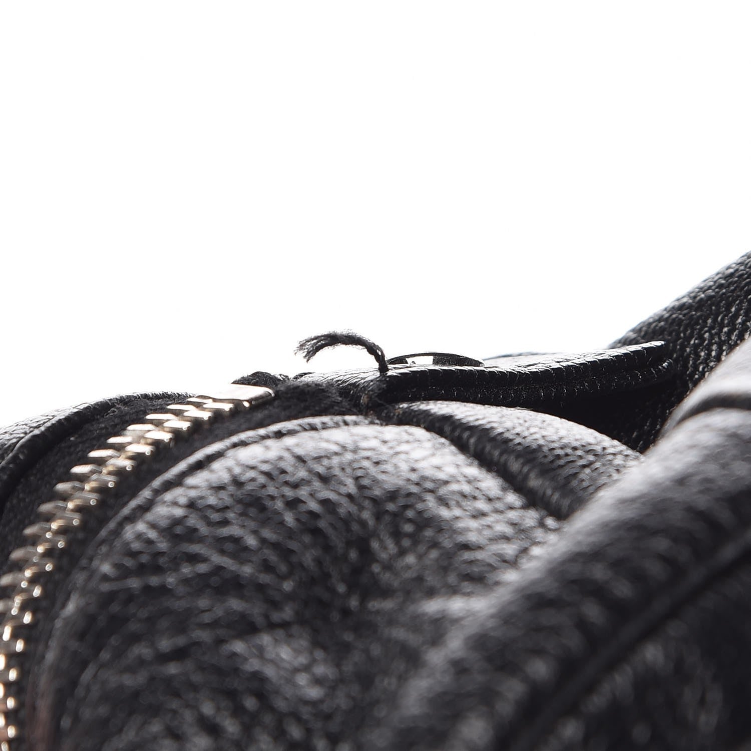 Chanel Metallic Goatskin Medium Luxe Ligne Bowler Black 6 of 12
