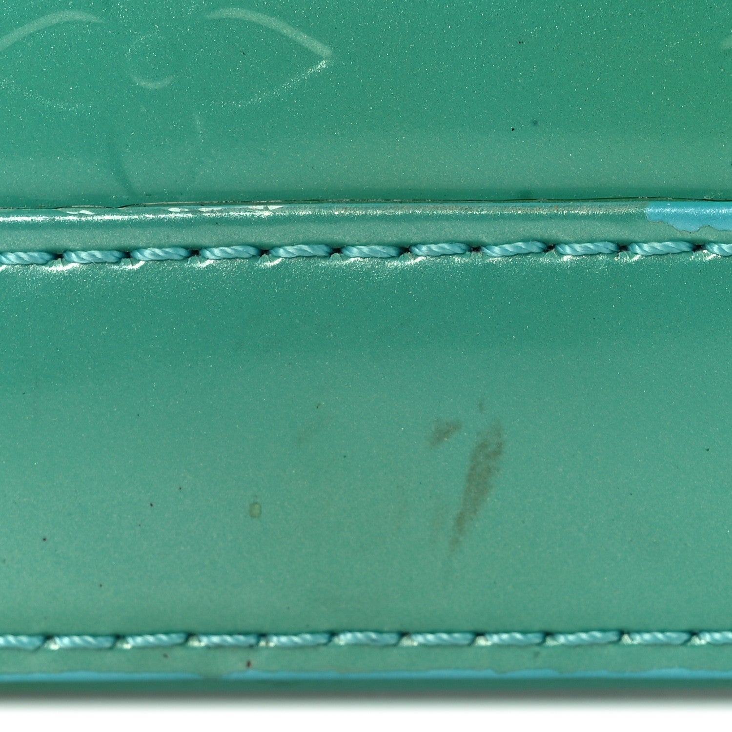 Louis Vuitton Vernis Alma BB Blue Lagon 11 of 16