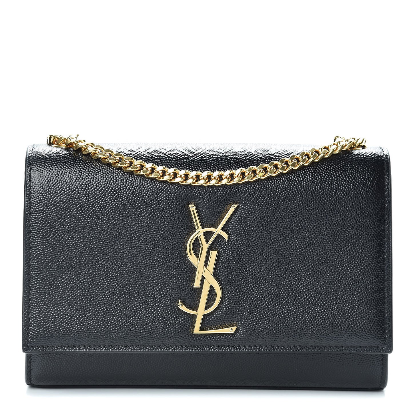 Grain De Poudre Small Monogram Kate Satchel Black