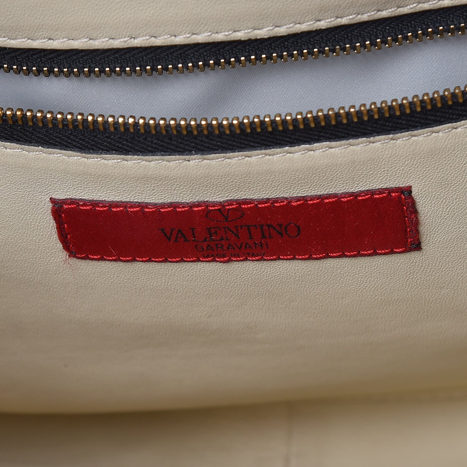 Valentino Garavani Calfskin Mime Print Single Handle Bag Blue 8 of 11