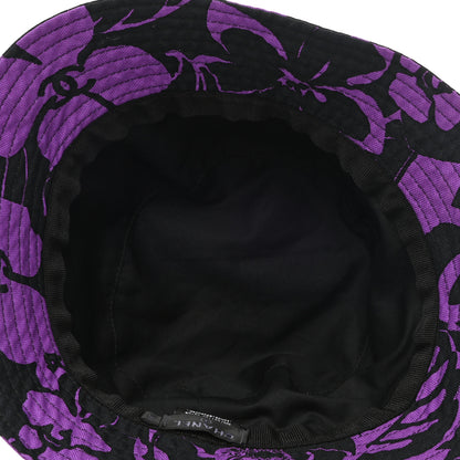 Chanel Canvas CC Cloche Hat M Purple Black 7 of 8