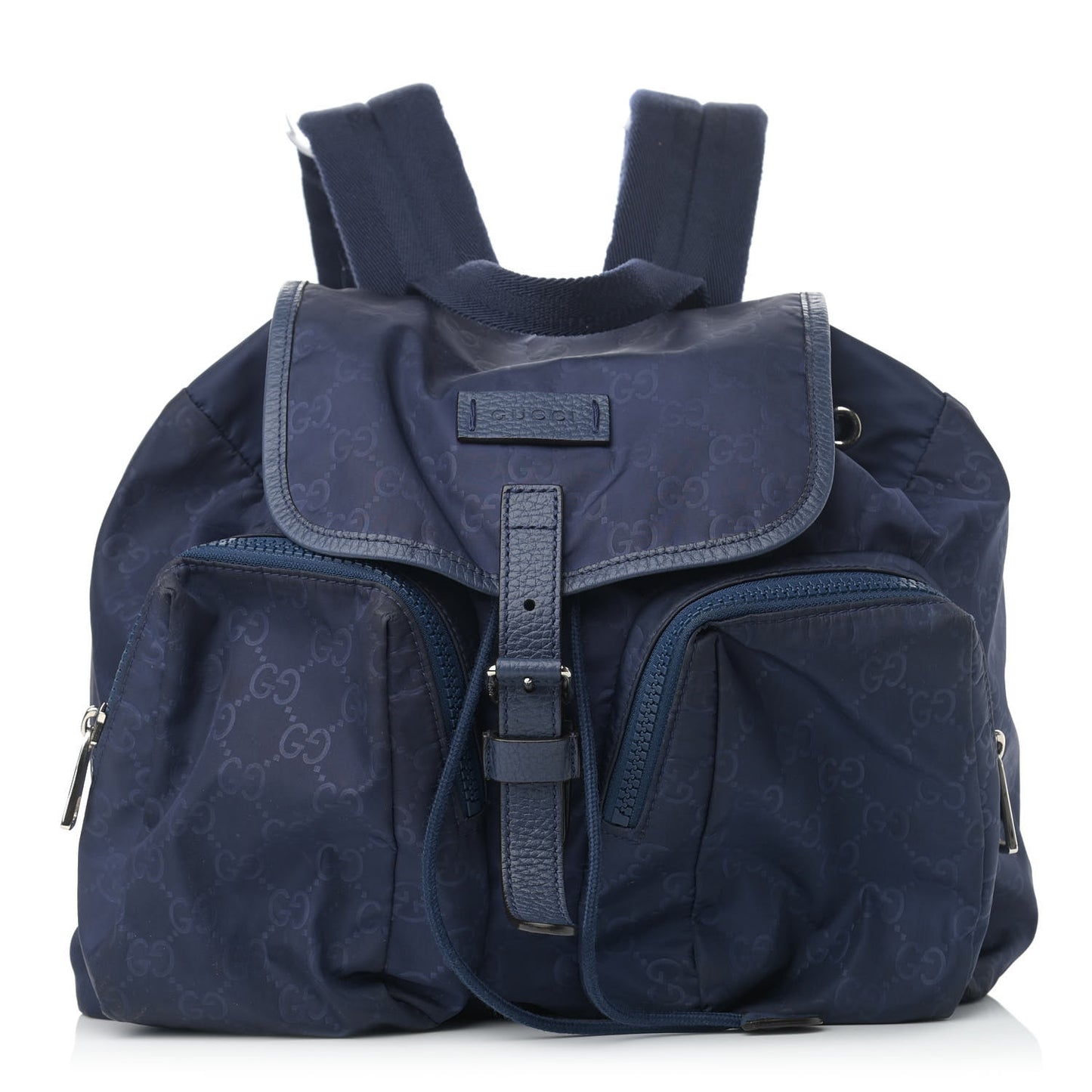 Nylon Monogram Medium Light Single Buckle Backpack Tide