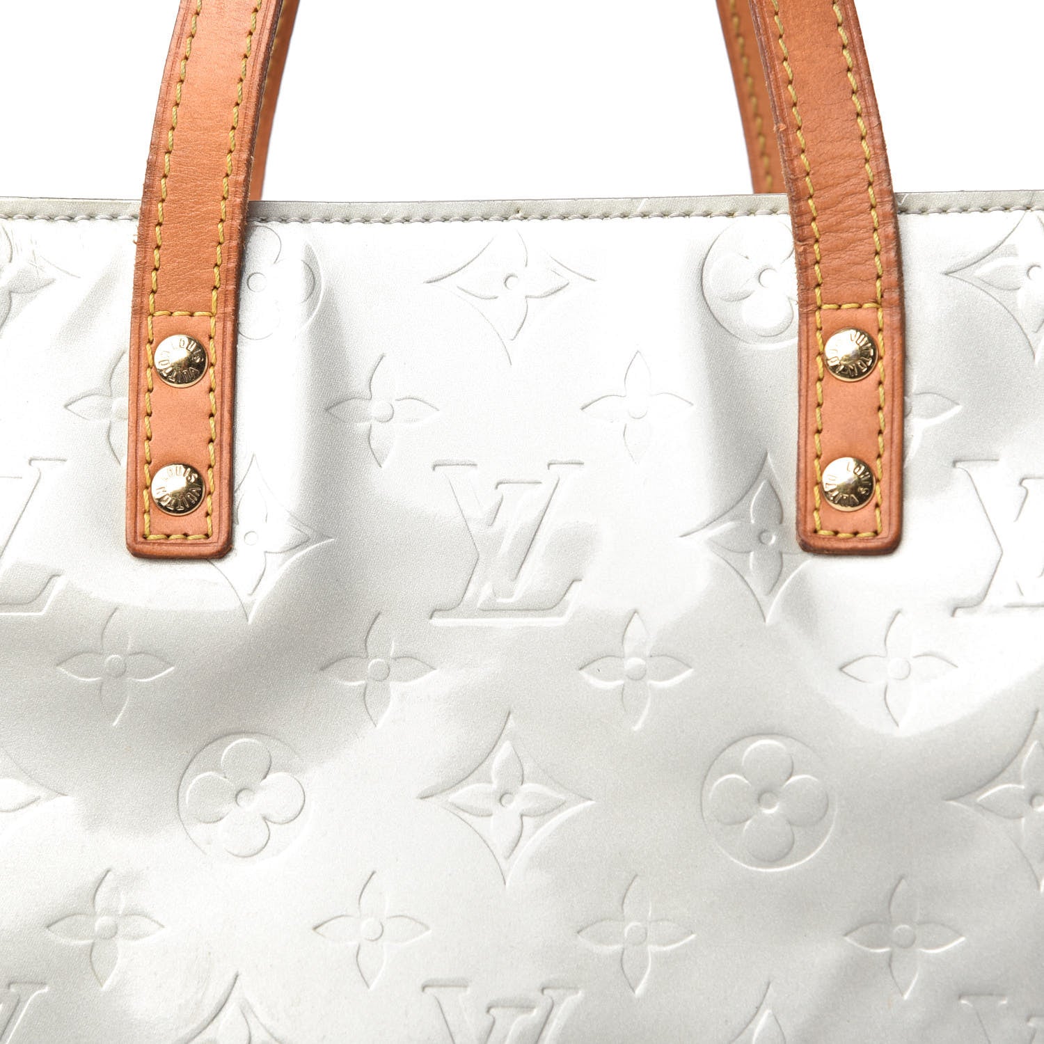 Louis Vuitton Vernis Reade MM Silver 11 of 11