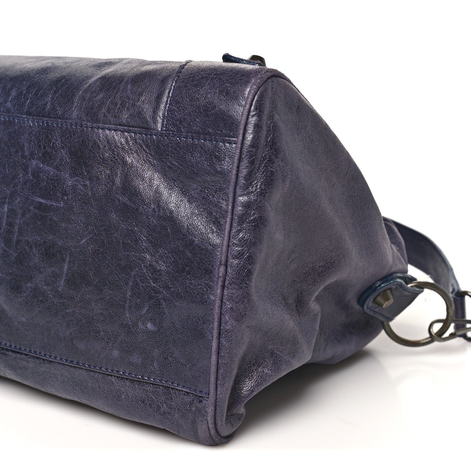 Balenciaga Agneau Classic Hardware Twiggy  Eggplant 11 of 13