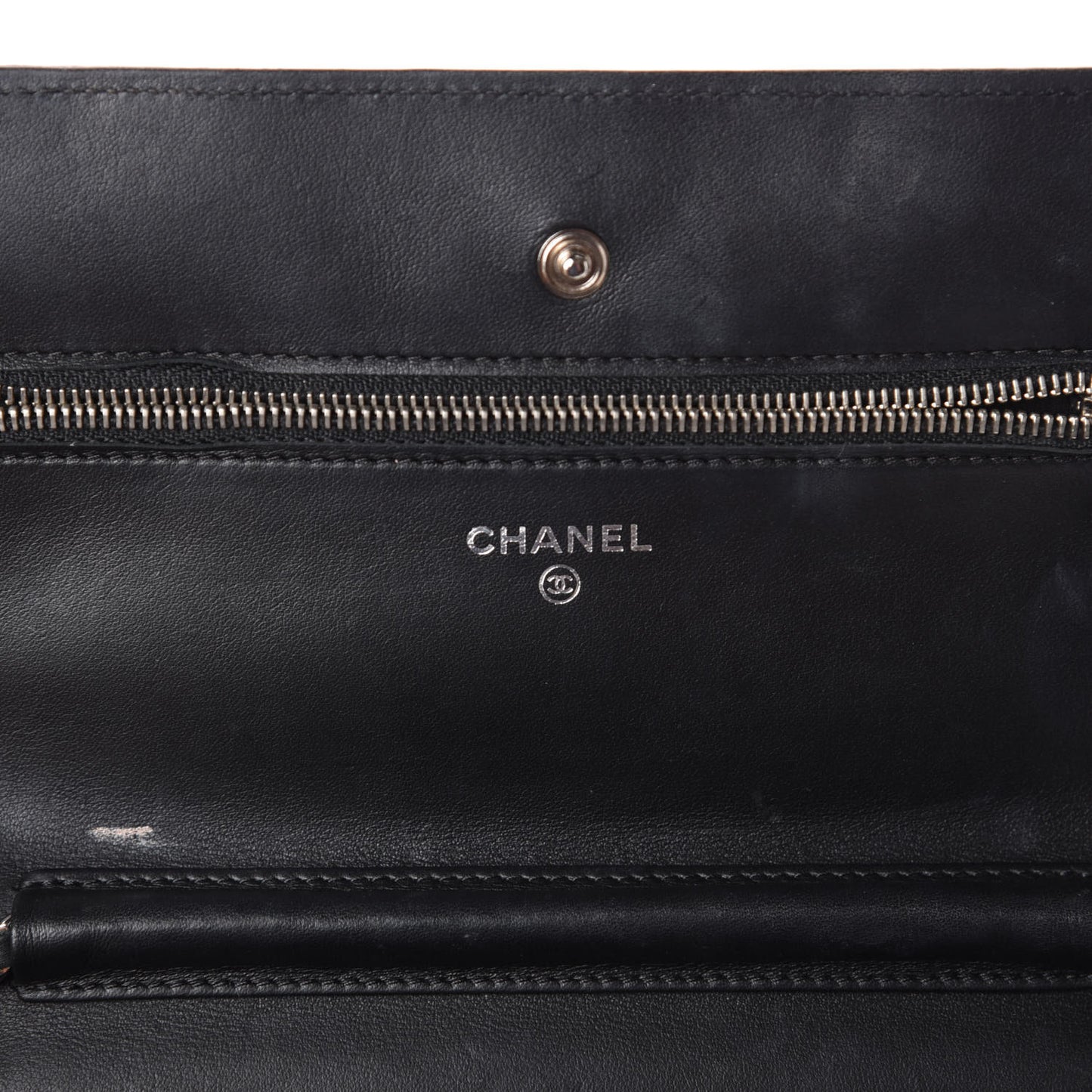 Shiny Crocodile Wallet on Chain WOC Black
