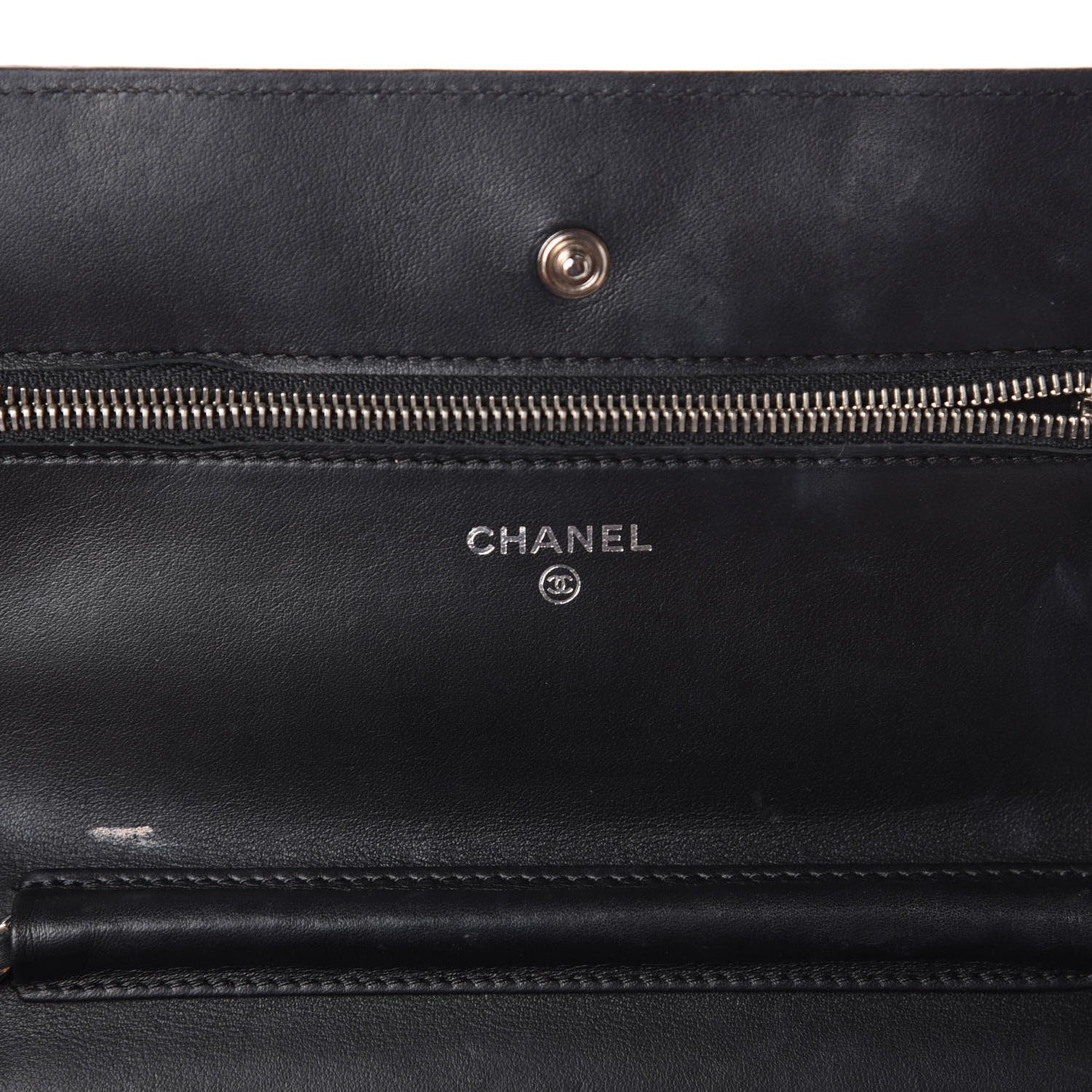 Chanel Shiny Crocodile Wallet on Chain WOC Black 6 of 12