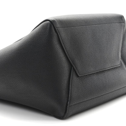 Celine Soft Grained Calfskin Sangle Bucket Bag Black 8 of 11