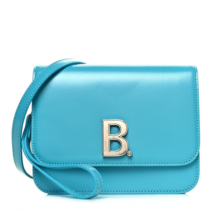 Balenciaga Shiny Box Calfskin Small B Bag Turquoise 1 of 11