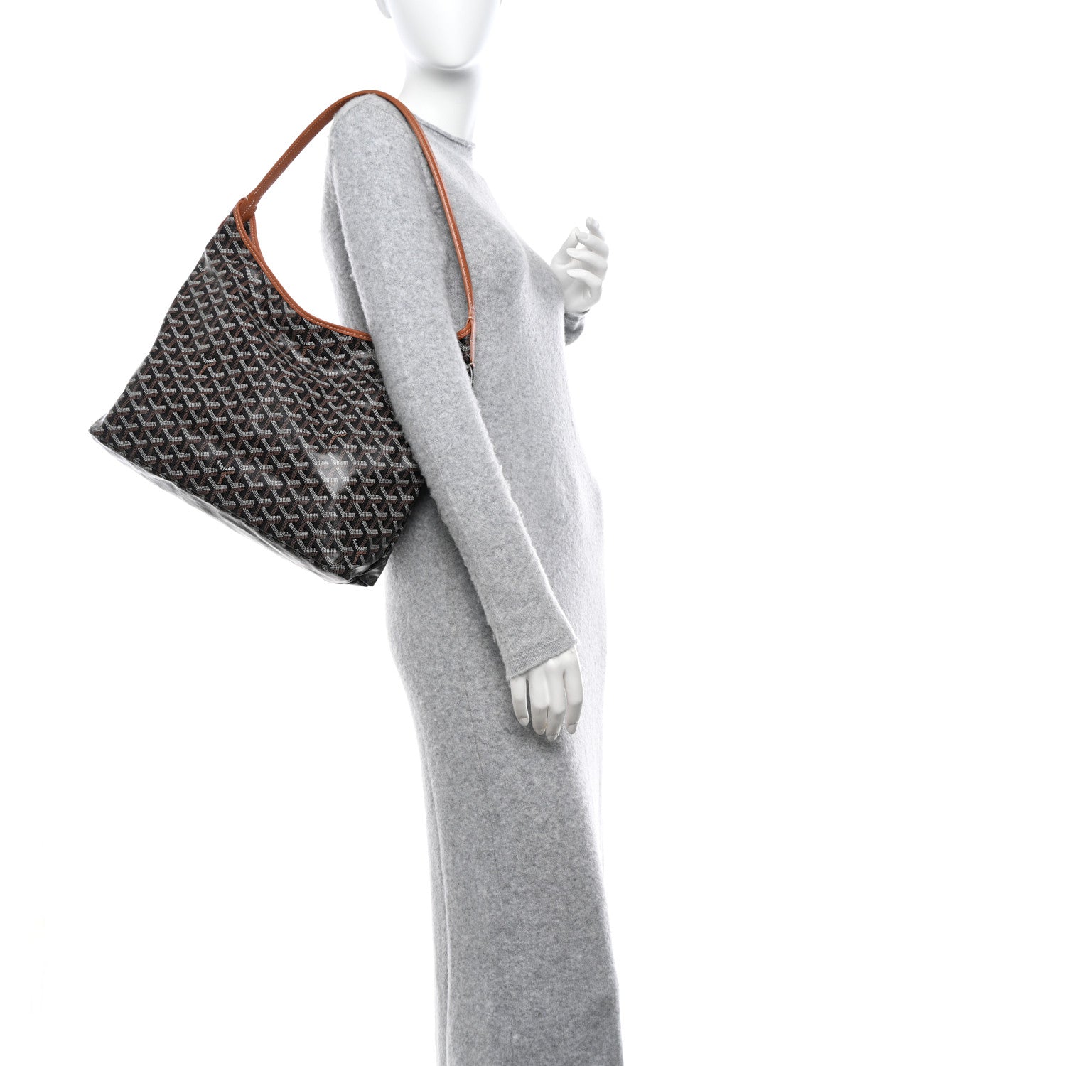 Goyard Goyardine Boheme Hobo Black Gold 2 of 12