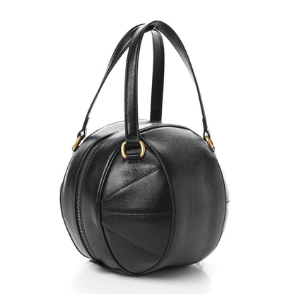 Gucci Piuma Lux Energy Tifosa Basketball Shaped Shoulder Bag Black 3 of 9