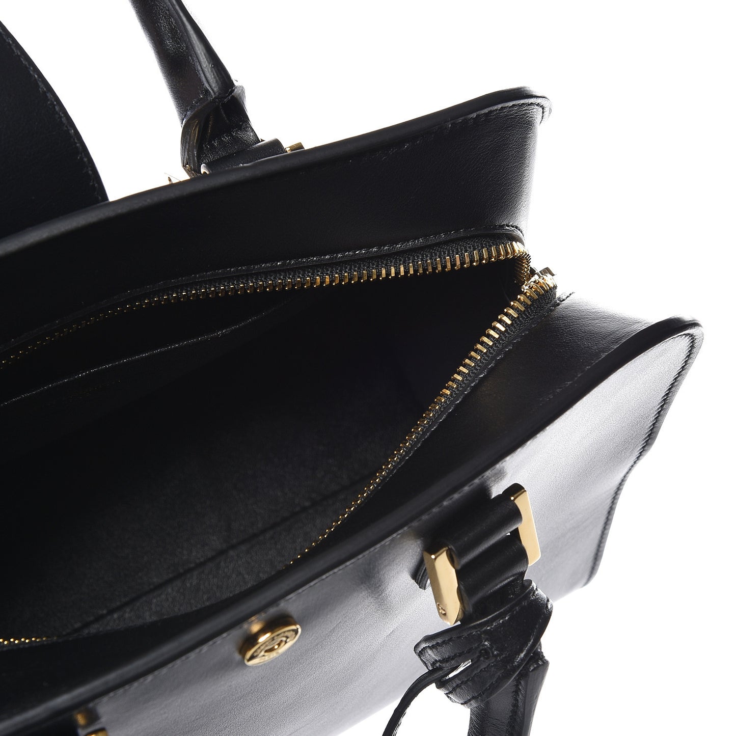 Calfskin Monogram Baby Cabas Black