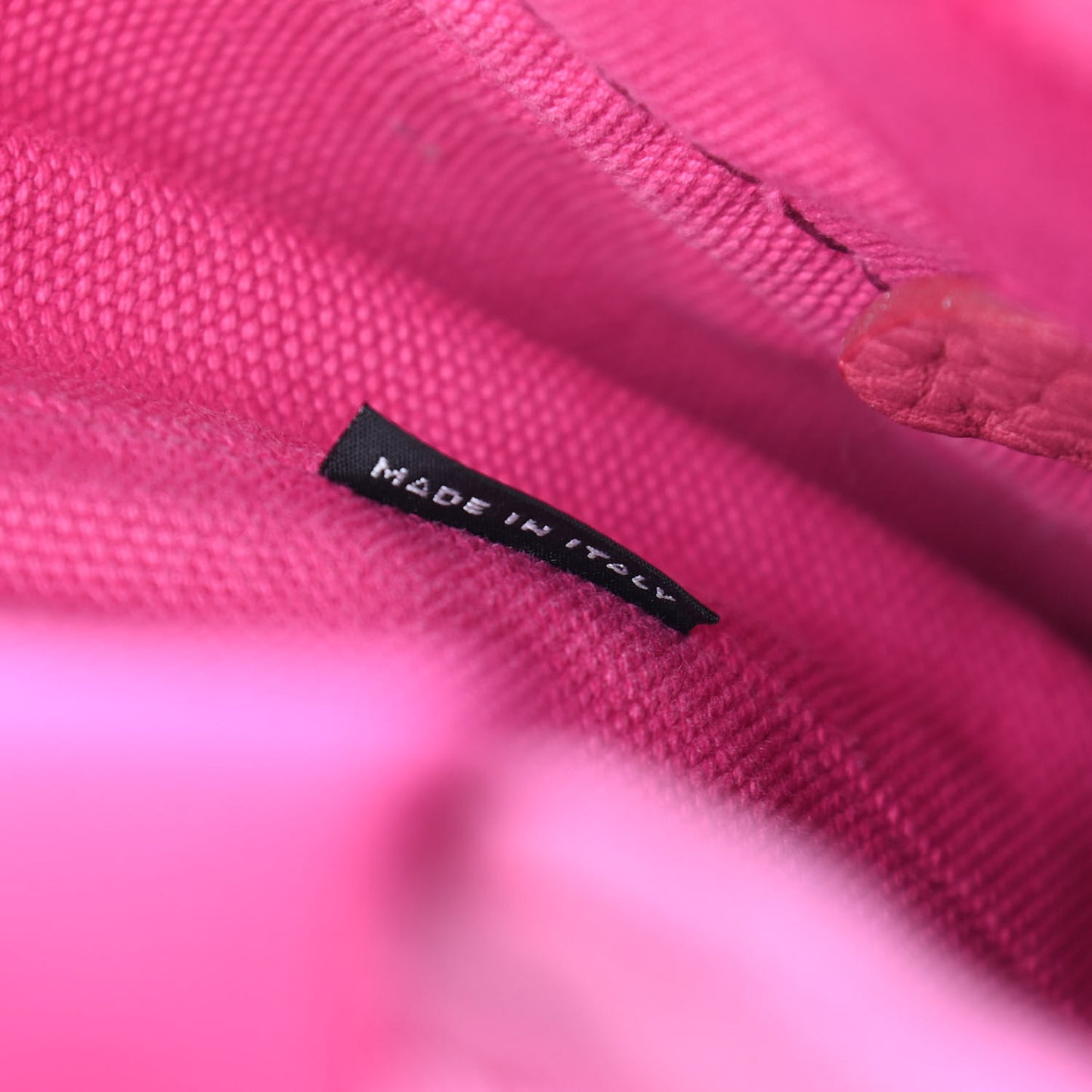 Canapa Small Logo Tote Fuxia